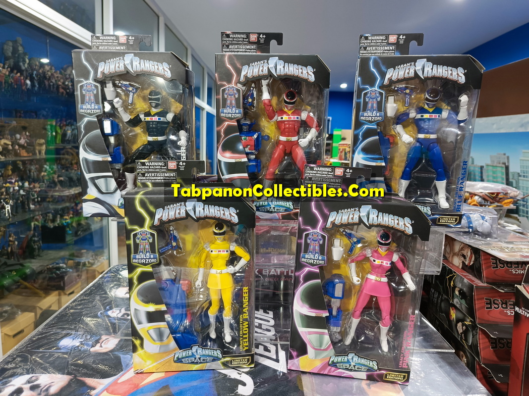 [2017.07] Bandai America Power Rangers Legacy In Space ( 5 of Figures Complete Set)