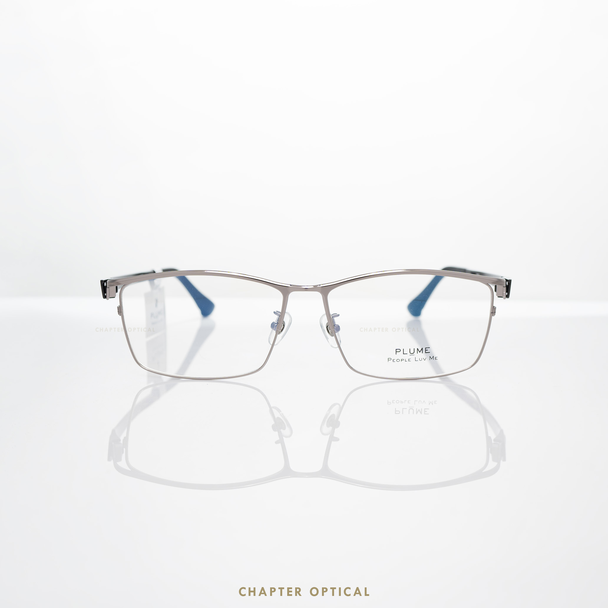 กรอบแว่นตาแบรนด์ PLUME รุ่น P-2768-C1 แบรนด์เกาหลีใต้แท้ สินค้านำเข้า