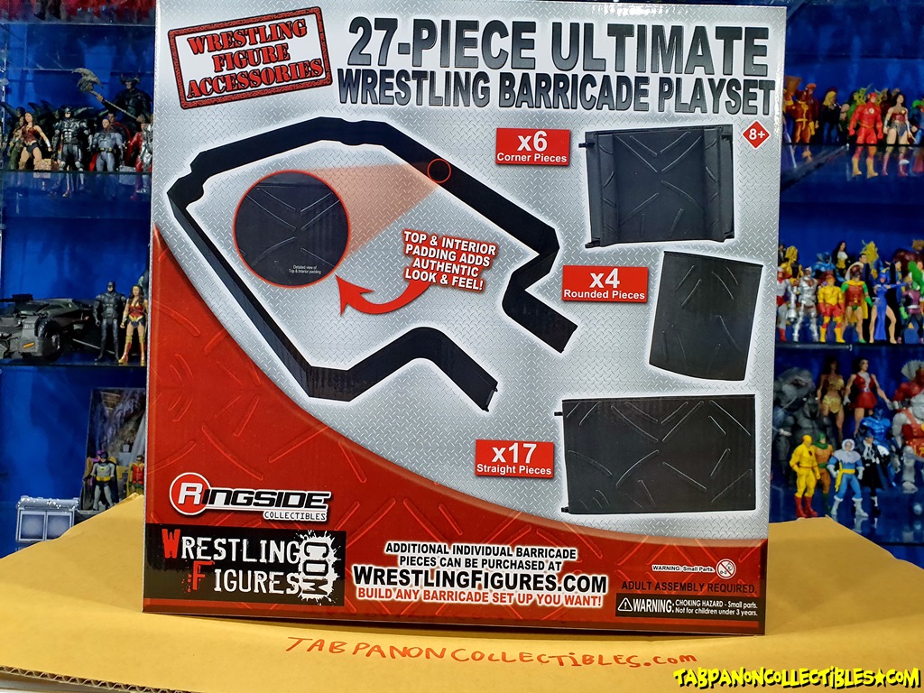 Wrestling Accessories 27-Piece Ultimate Wrestling Barricade Playset