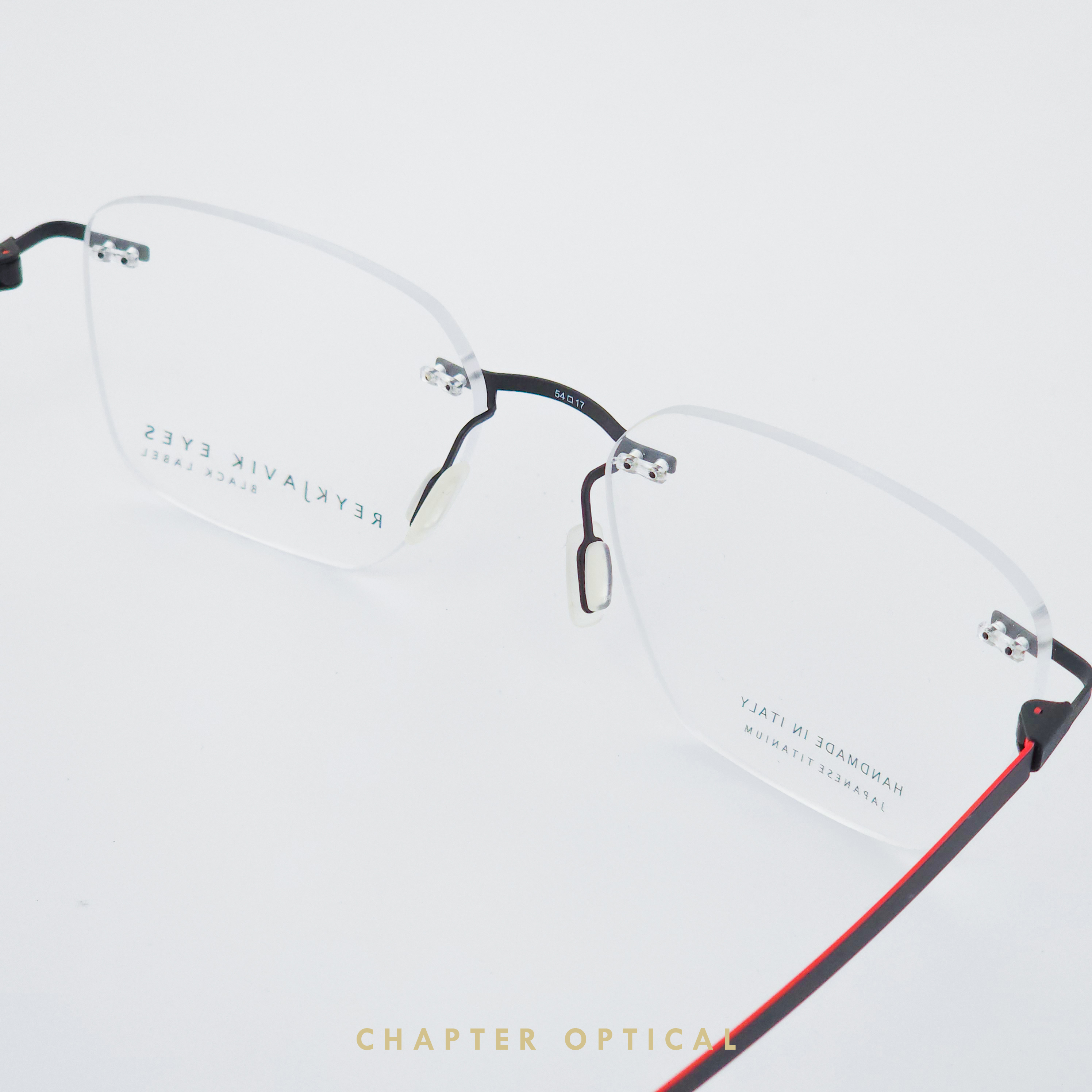 กรอบแว่นตา REYKJAVIK รุ่น EDVIN สี Col.3 / กรอบเจาะ ไร้ขอบ วัสดุเบต้าไทเทเนียม เบา ยืดหยุ่น (ออสเตรีย)