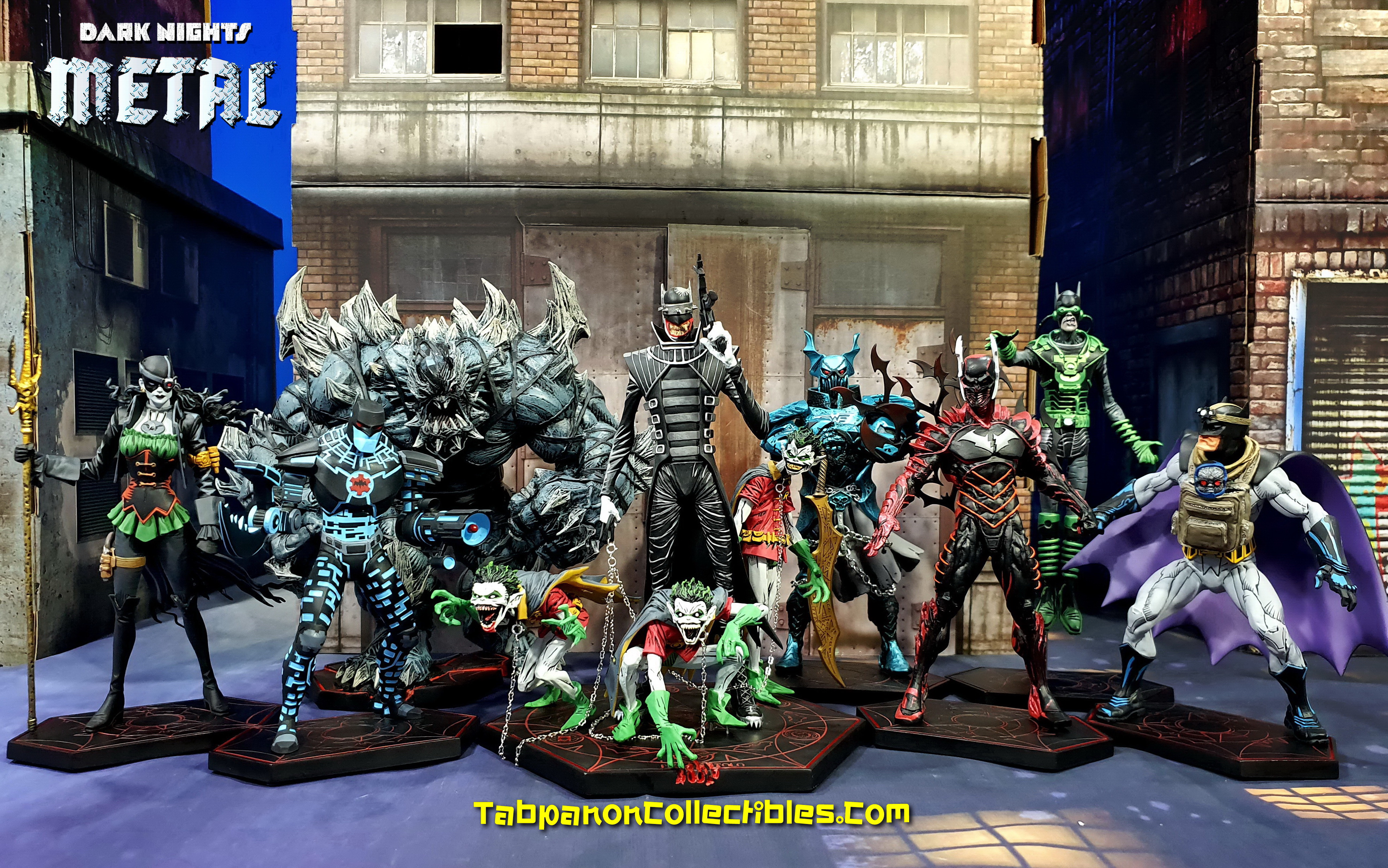 [2020.01] DC Collectibles Dark Nights Metal Batman Who Laughs & Robin Minions Deluxe Statue