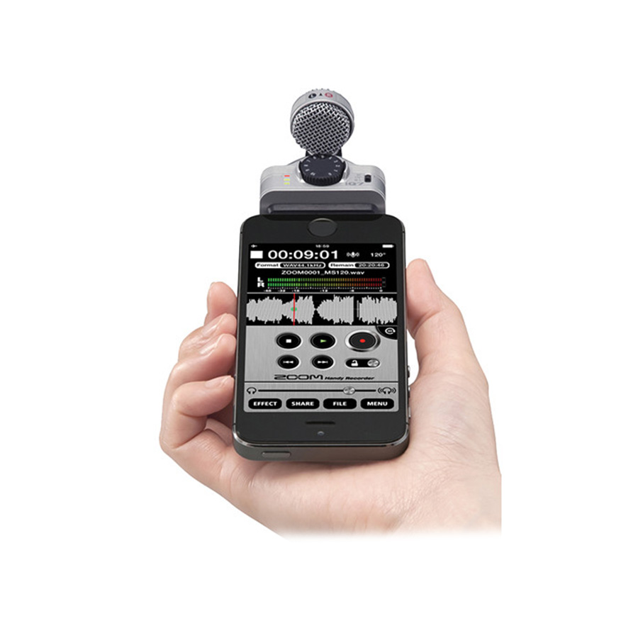 ไมโครโฟน Zoom iQ7 Microphone for iOS Devices