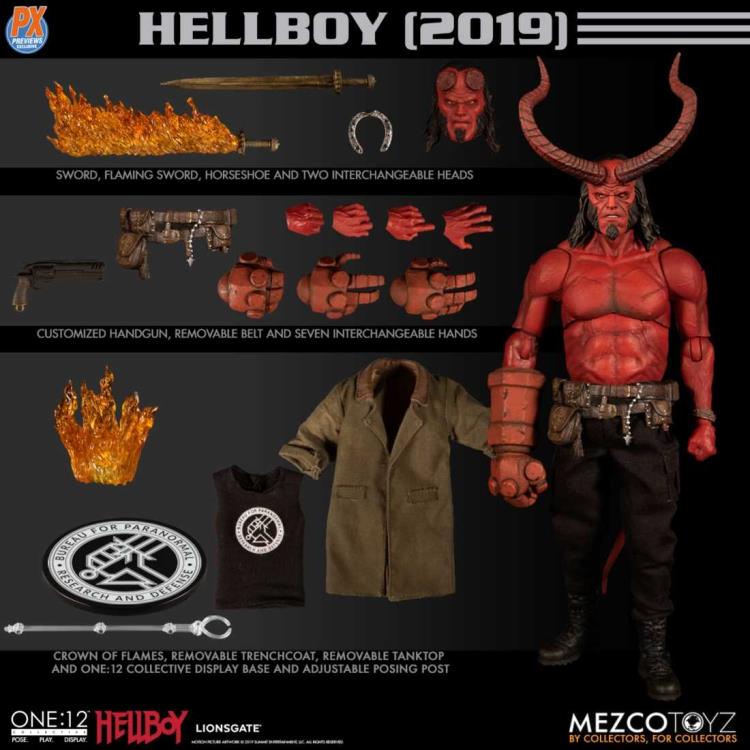 [2021.02] Mezco Hellboy 2019 Anung Un Rama Edition One:12 Action Figure - Previews Exclusive