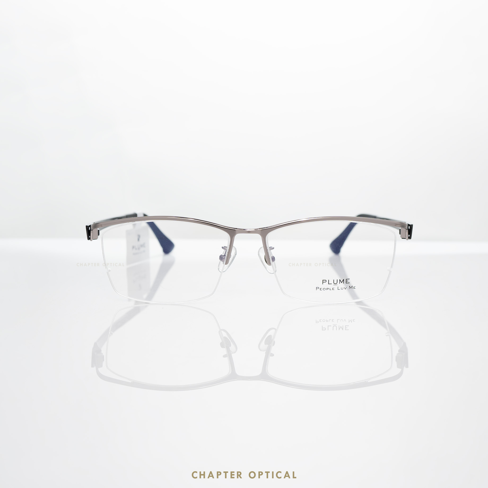 กรอบแว่นตาแบรนด์ PLUME รุ่น P-2769-C1 แบรนด์เกาหลีใต้แท้ สินค้านำเข้า
