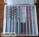 Carbide CNC 4 Flute Spiral Bit End Mill Cutter 3.175 x 22mm