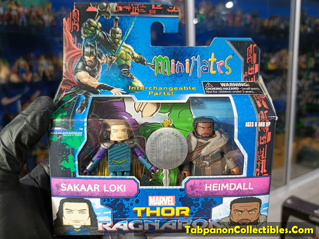 Minimates Marvel Thor Ragnarok Sakaa Loki and Hemdail 2-pack
