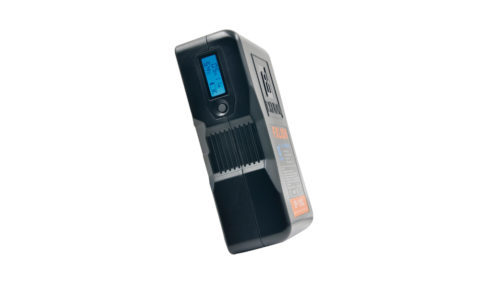 BP-130SL Cool Blue Gold mount Battery with OLED screen & USB output 5V/2A