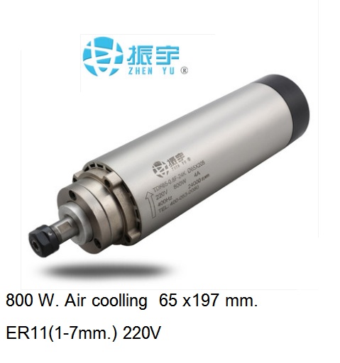 SPINDLE MOTOR 0.8 KW AIR COOLING