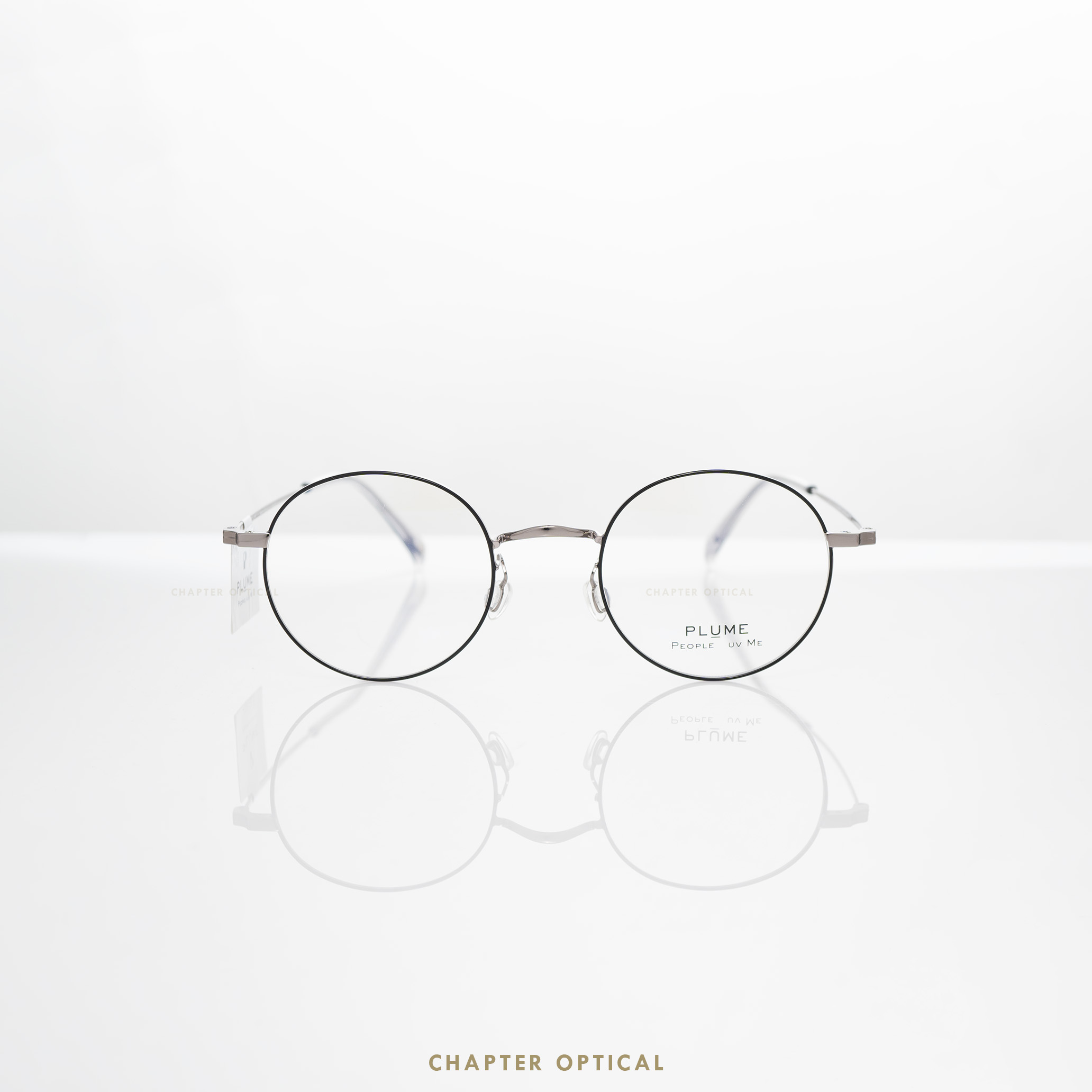 กรอบแว่นตาแบรนด์ PLUME รุ่น P-2880-C3 แบรนด์เกาหลีใต้แท้ สินค้านำเข้า