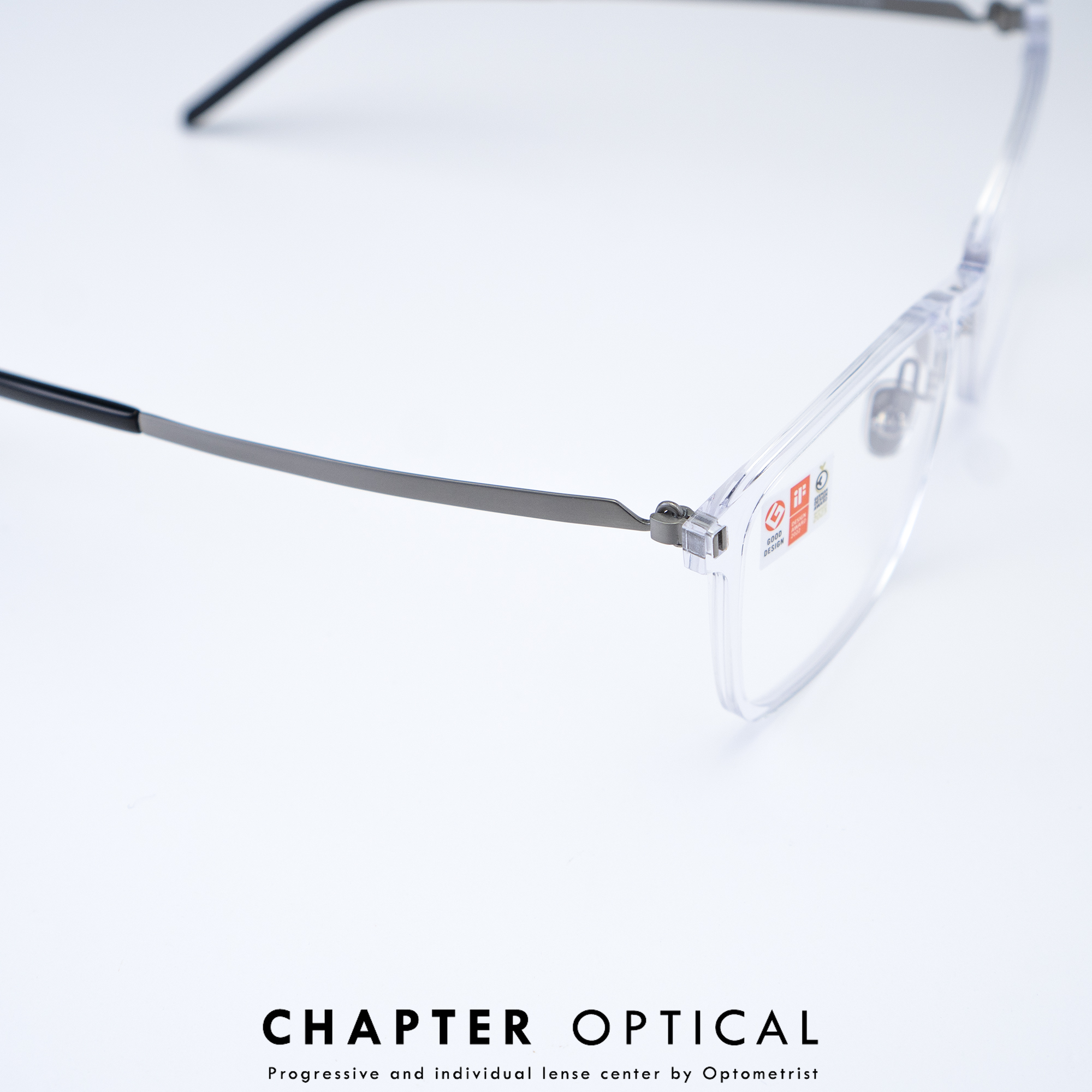 กรอบแว่น TiDOU | รุ่น TX03 รหัสสี 02 ไทเทเนี่ยมญี่ปุ่น แว่นไร้สกู Screwless น้ำหนักเบา