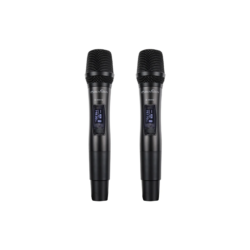 SOUNDVISION SU-850DG ชุดไมค์ลอย ดิจิตอล มือถือคู่ ย่าน UHF พร้อมระบบ Rechargeable Batteries ใช้งานสูงสุดได้ 10 ชั่วโมง