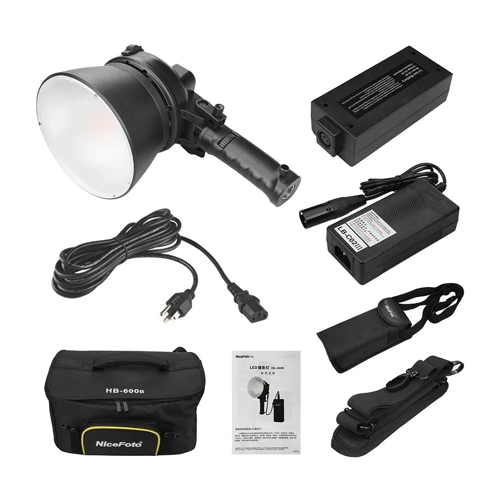 NiceFoto HB-600B Handheld Light ไฟสตูดิโอระดับมืออาชีพ