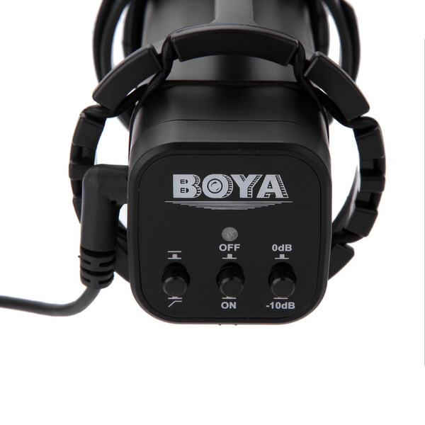 BY-V02 Boya stereo Microphone For DSLR Camera DV Camcorder