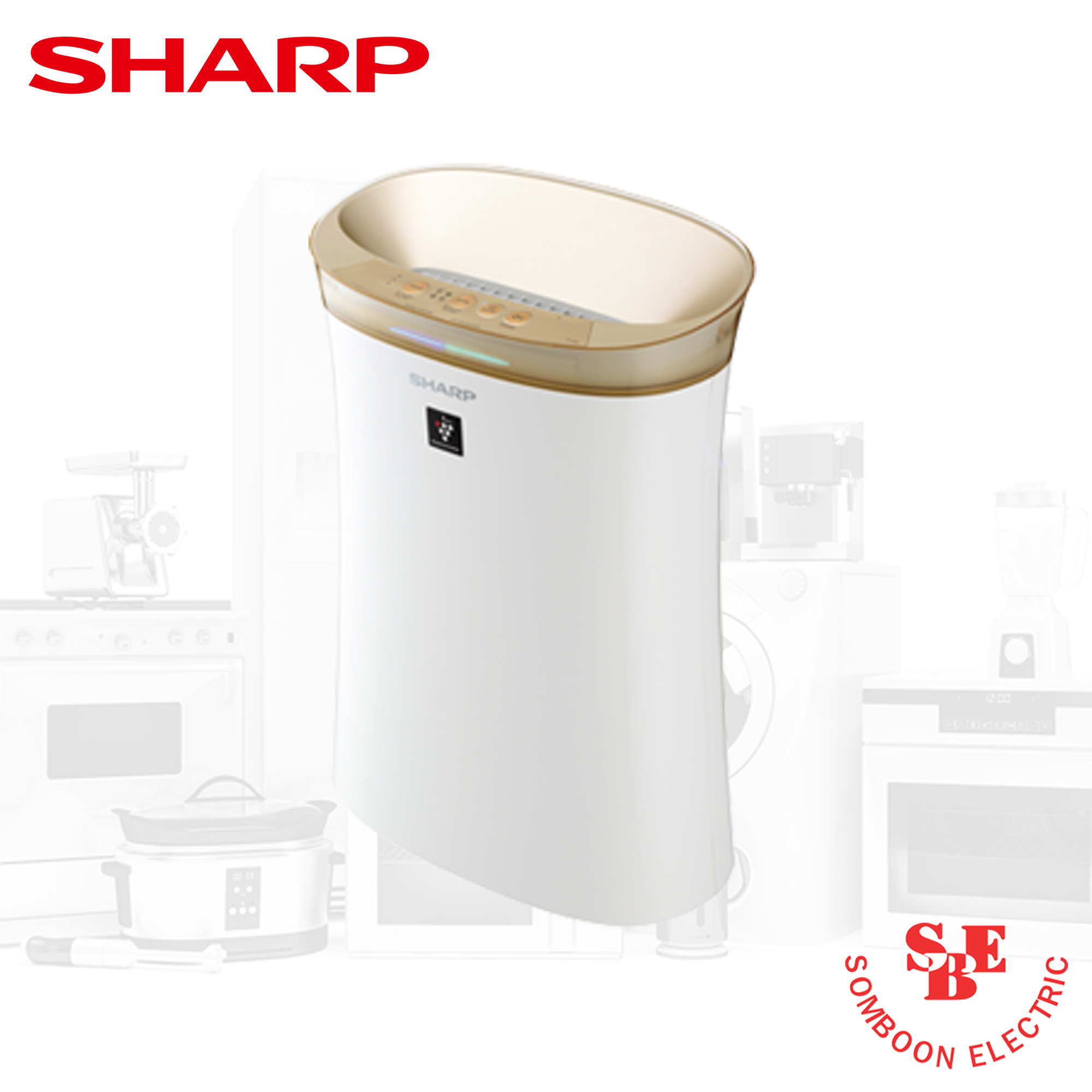 เครื่องฟอกอากาศ Sharp PlasmaCluster 39 ตร.ม. รุ่น FP-G50TA-W