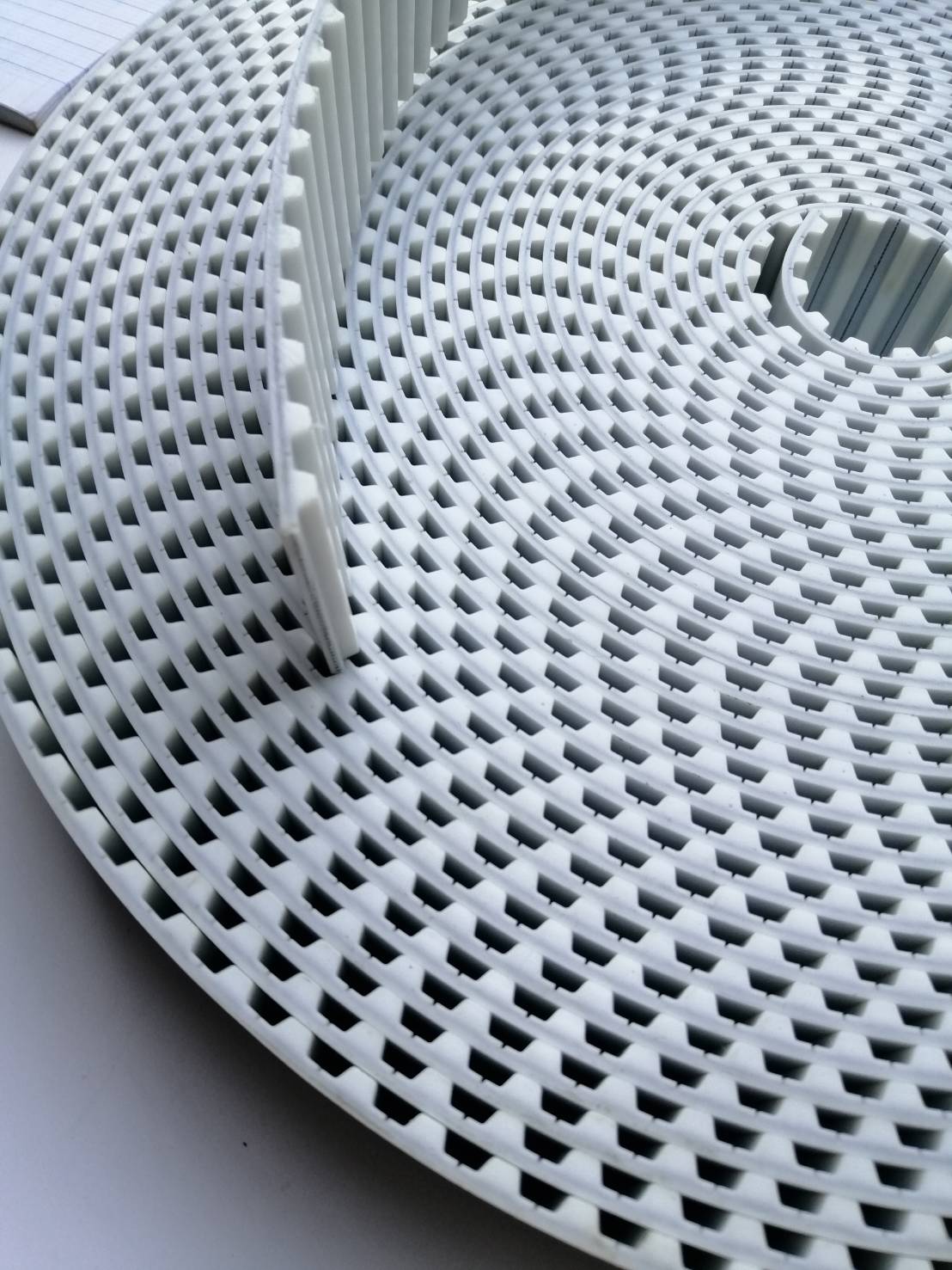 สายพานไทม์มิ่งปลายเปิด HTD- 3M หน้ากว้าง15 มม. ชนิดโพลี่ยูรีเทน (PU) เสริมความแข็งแรงด้วยเส้นใยโลหะ