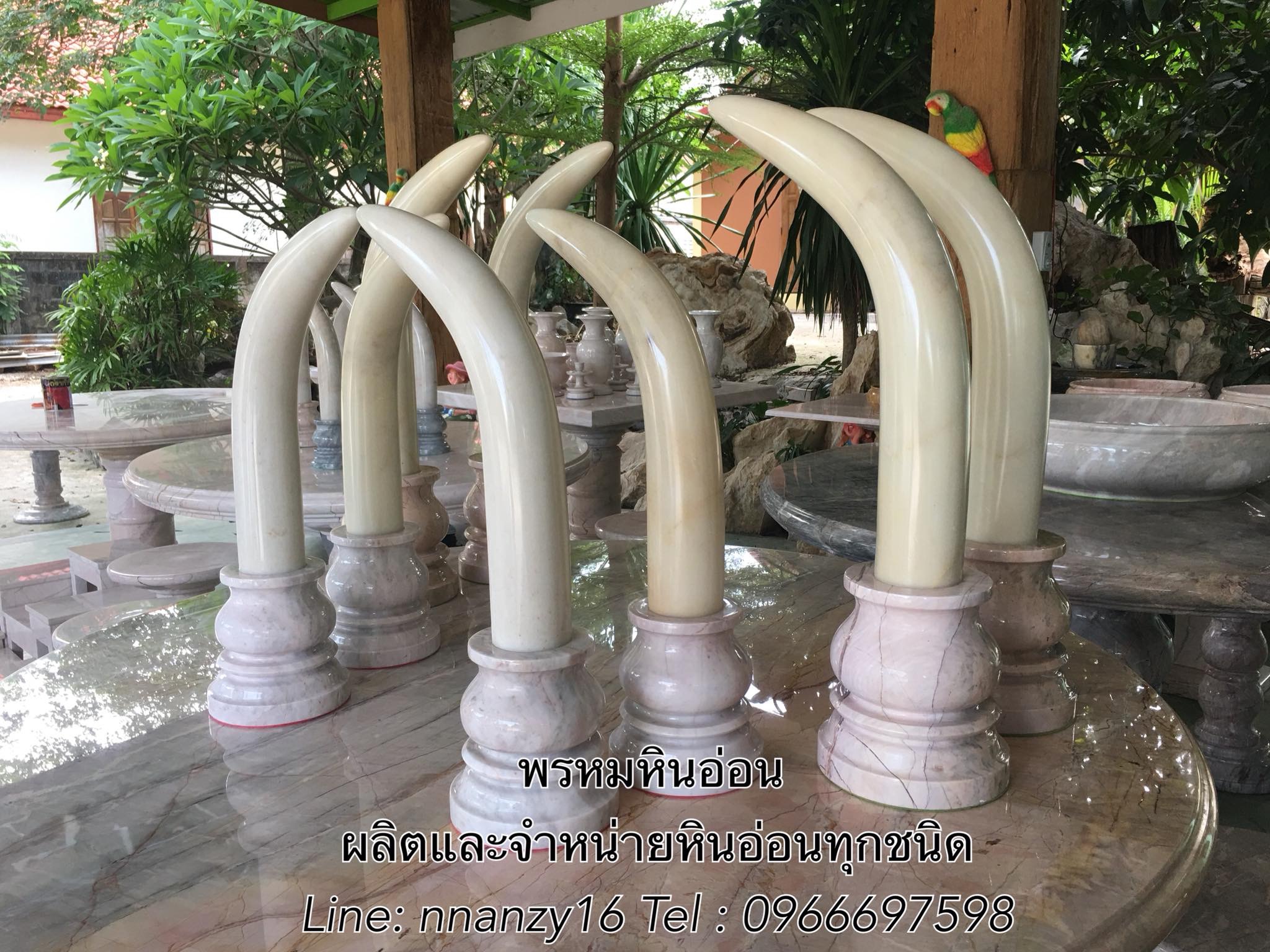 งาช้างหินอ่อน50,60ซม
