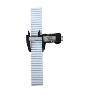 สายพานปลายเปิด HTD8M (PU) สีขาว หน้ากว้าง 40 มม. สั่งตัดได้ตามความยาวที่ต้องที่ใช้งานเป็นเส้นเดียว