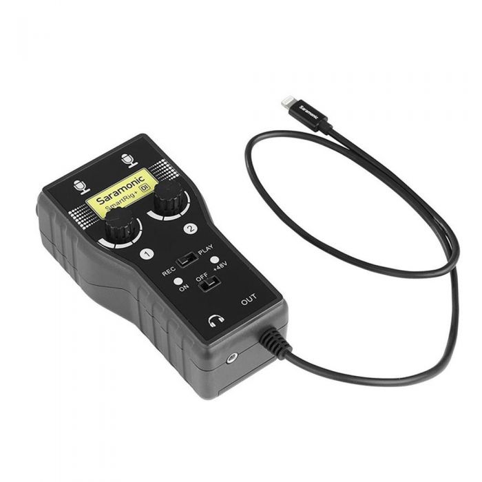 Saramonic SmartRig+ Di 2-Channel mic & instrument audio adapter for iOS devices with lightning connector