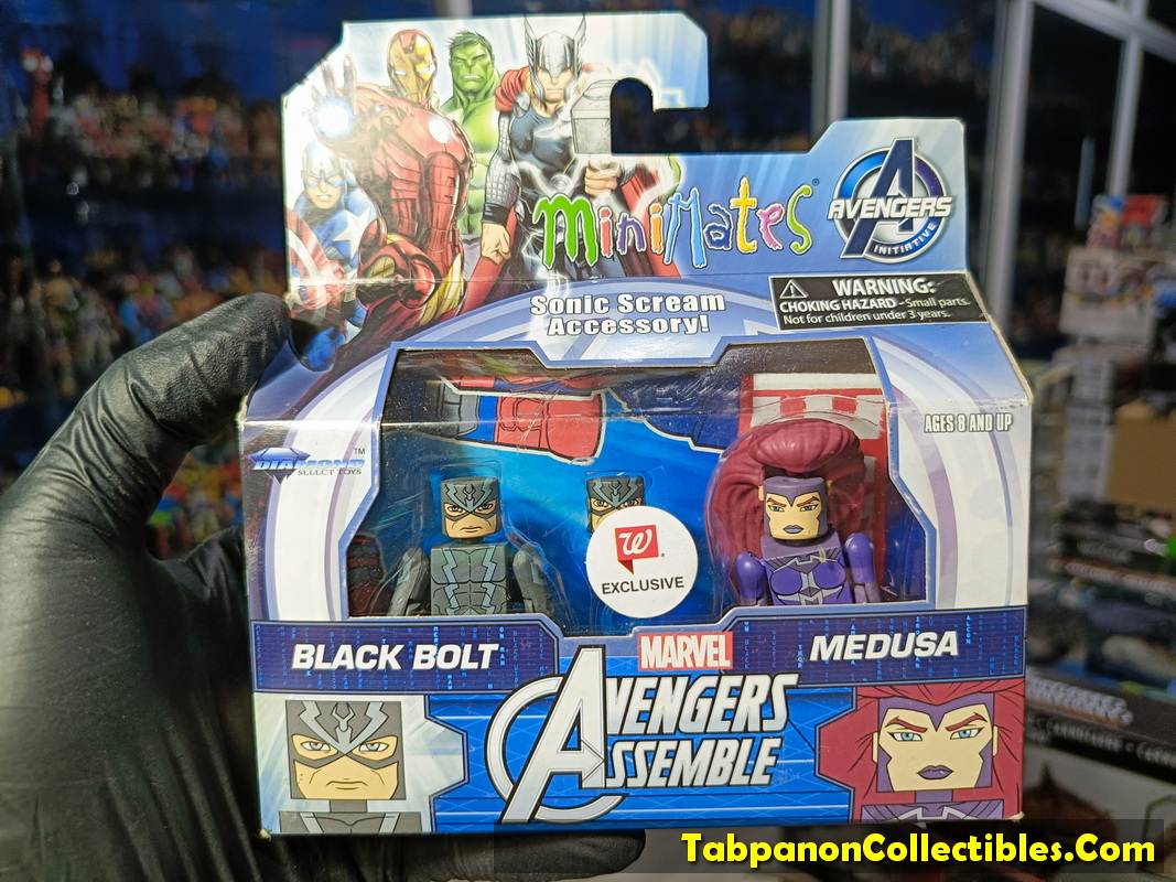 Minimates Marvel Walgreens S6 Blackbolt and Medusa 2 Pack