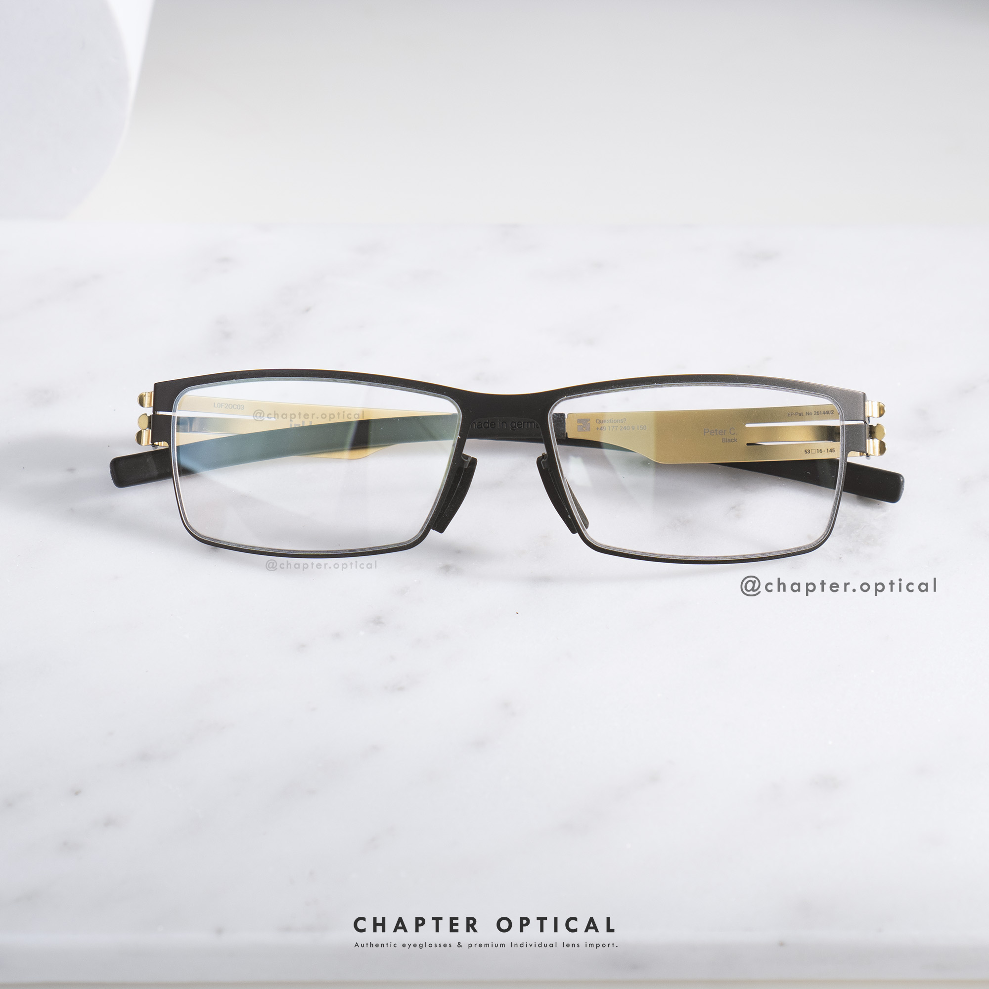 Ic! Berlin | รุ่น Peter C.| สี Black