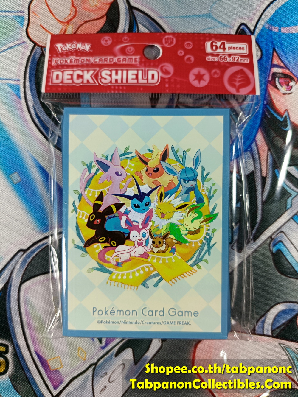 Pokemon Cartd Game Deck Shield , Sleeve 64 pieces size 66x92mm , 1 pack