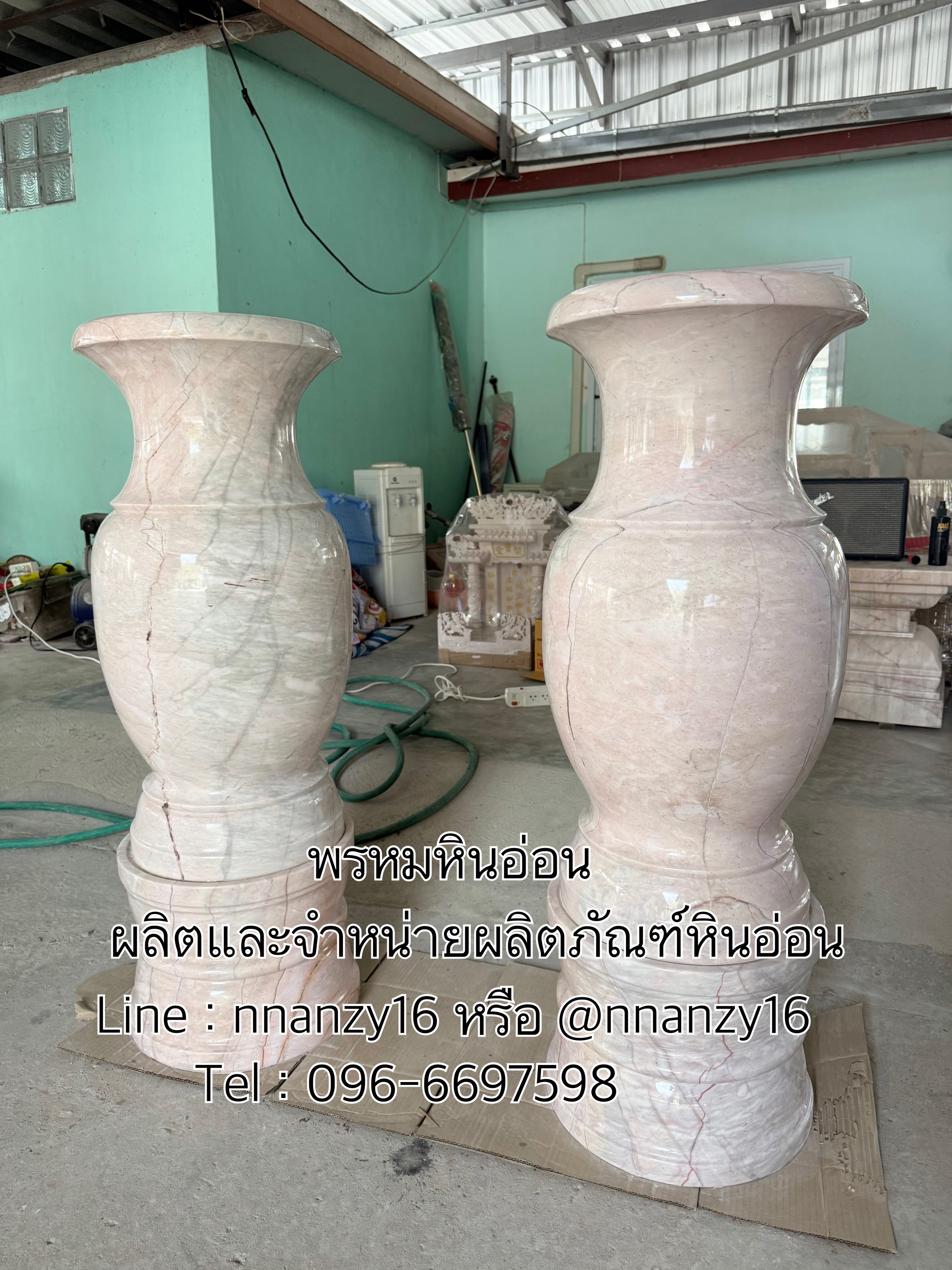 แจกันหินอ่อน80ซม