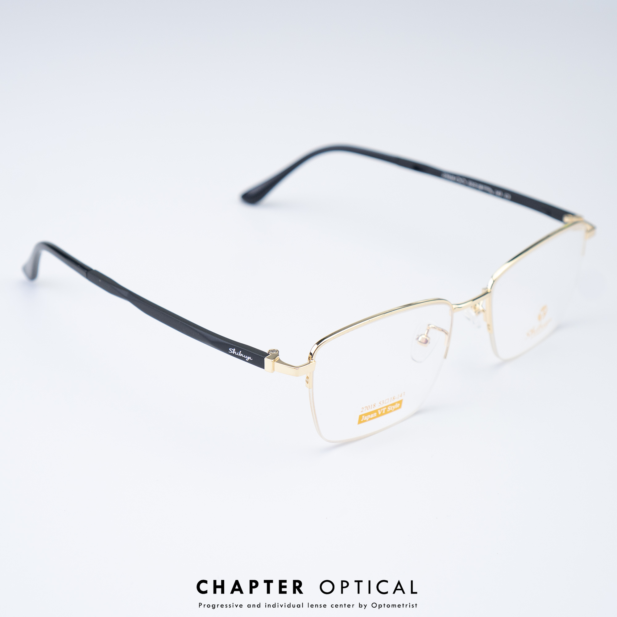 กรอบแว่นแฟชั่น รุ่น 27018 c3 ( พร้อมเลนส์สายต 1990 บาท )