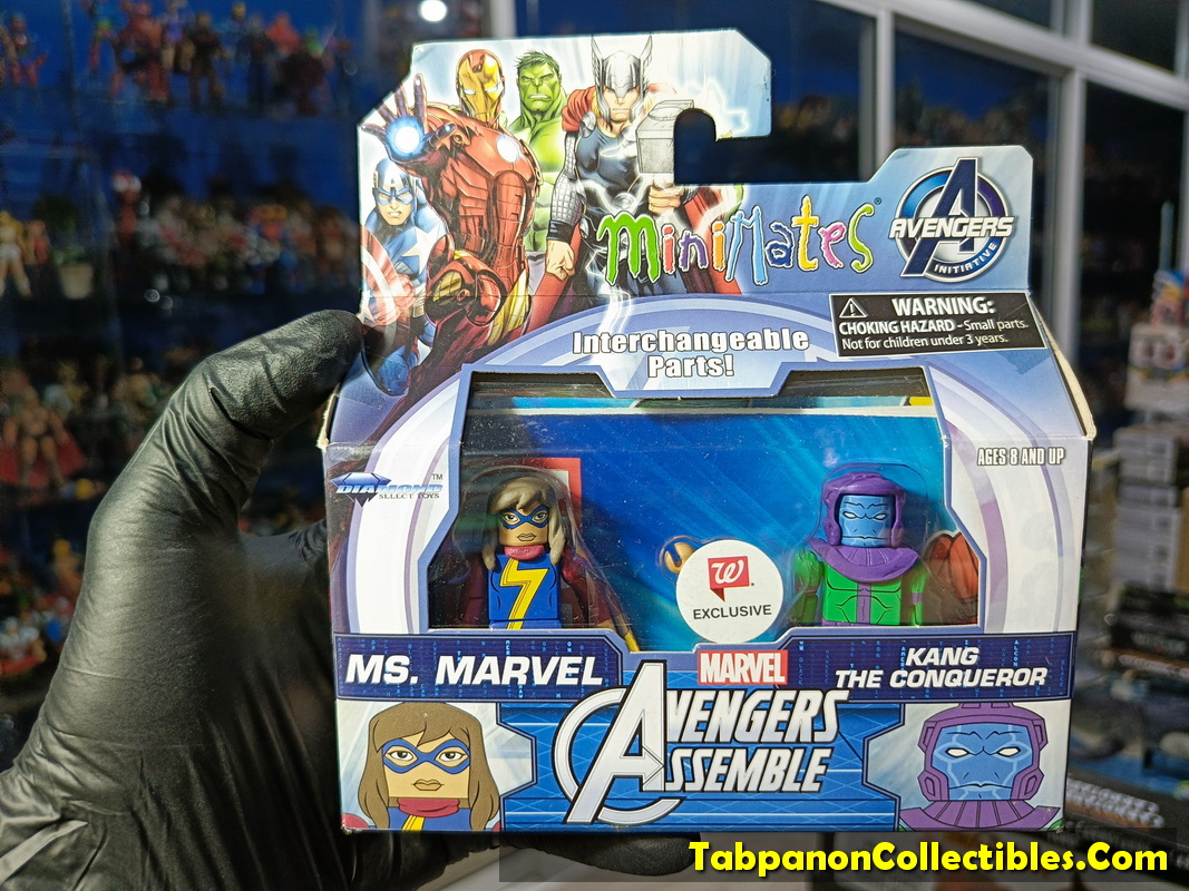 Minimates Marvel Walgreens S5 Ms.Marvel and Kang The Conqueror 2-Pack