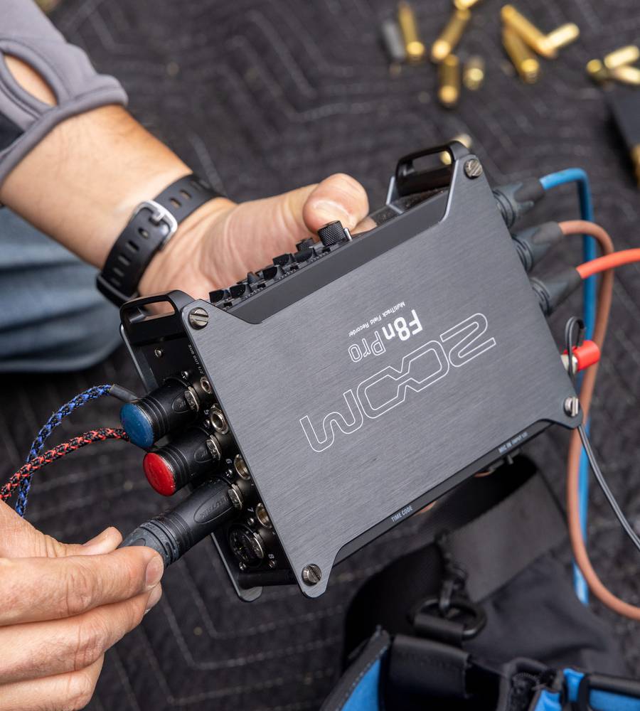 Zoom F8nPro | เครื่องบันทึกเสียงและมิกเซอร์แบบพกพา 8-in/4-out 10-track Field Audio Recorder