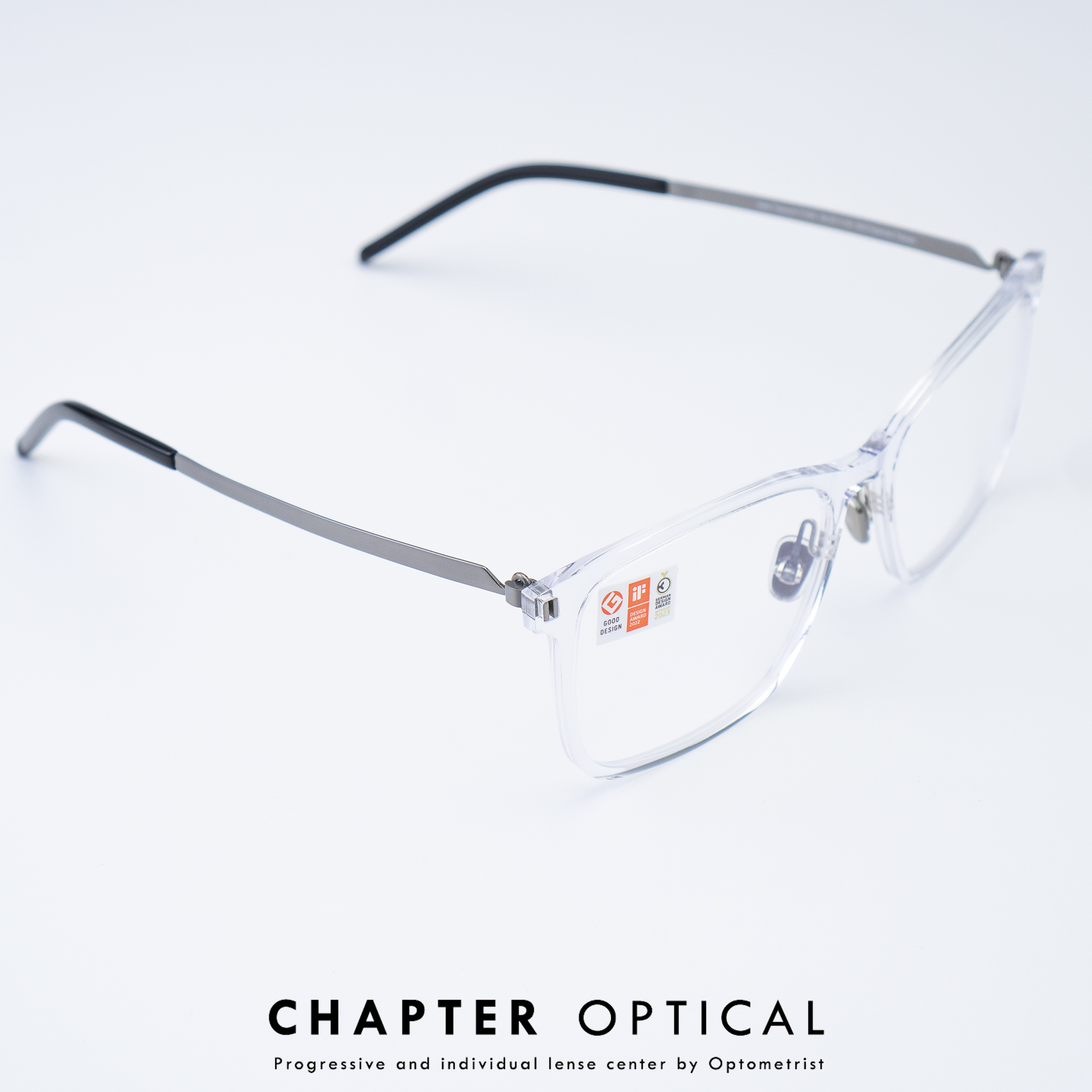 กรอบแว่น TiDOU | รุ่น TX03 รหัสสี 02 ไทเทเนี่ยมญี่ปุ่น แว่นไร้สกู Screwless น้ำหนักเบา