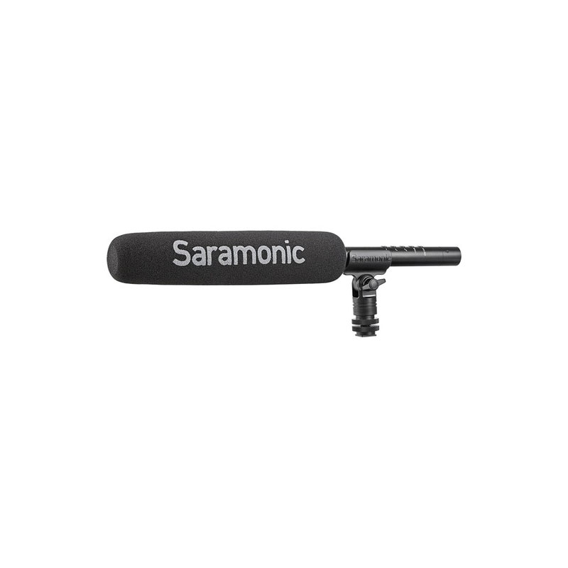 Saramonic SR-TM7 Super-Cardioid Broadcast XLR Shotgun Condenser Microphone with Built-in Rechargeable Battery, 15" Capsule