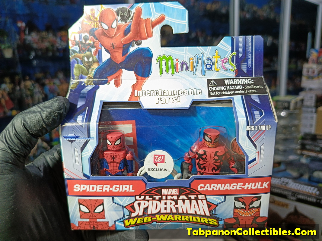 Minimates Marvel Walgreens S5 Spider-Girl and Carnage-Hulk 2-Pack 2-Pack
