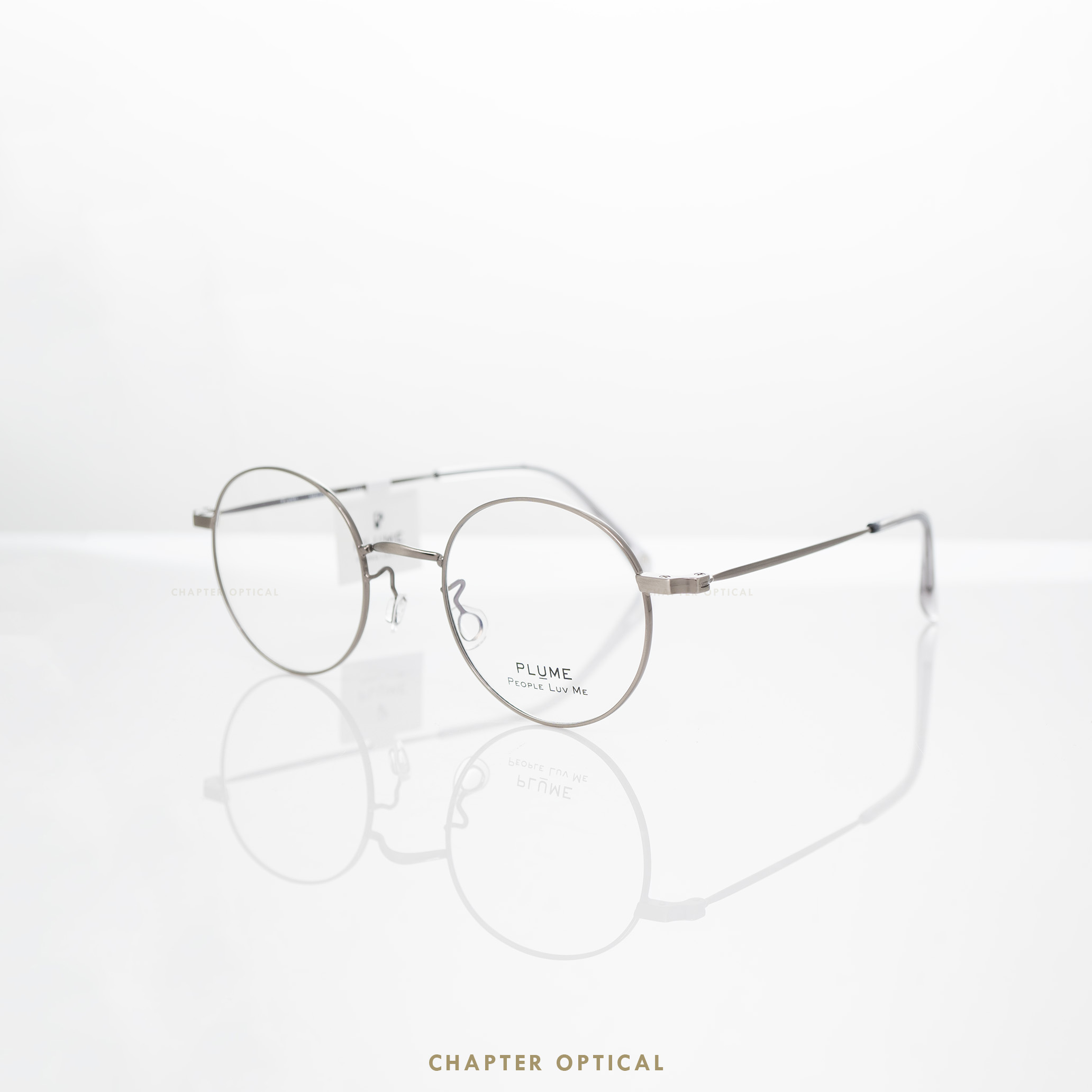 กรอบแว่นตาแบรนด์ PLUME รุ่น P-2880-C5 แบรนด์เกาหลีใต้แท้ สินค้านำเข้า