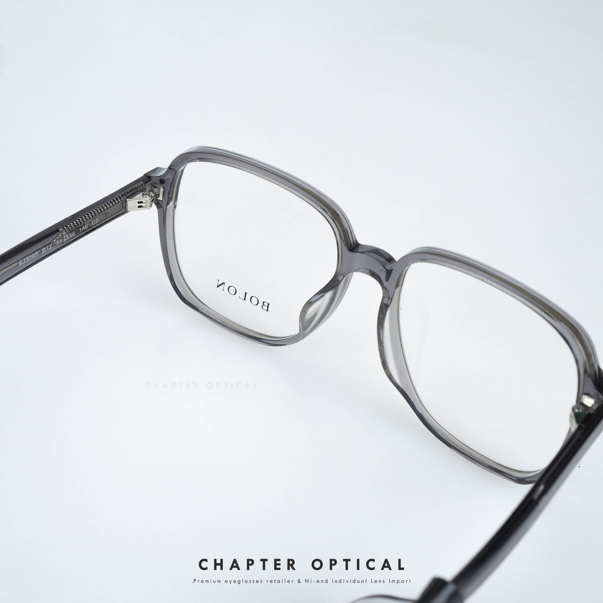 กรอบแว่น BOLON(โบลอน) รุ่น BJ3095-B12 TIM สีเทาใส