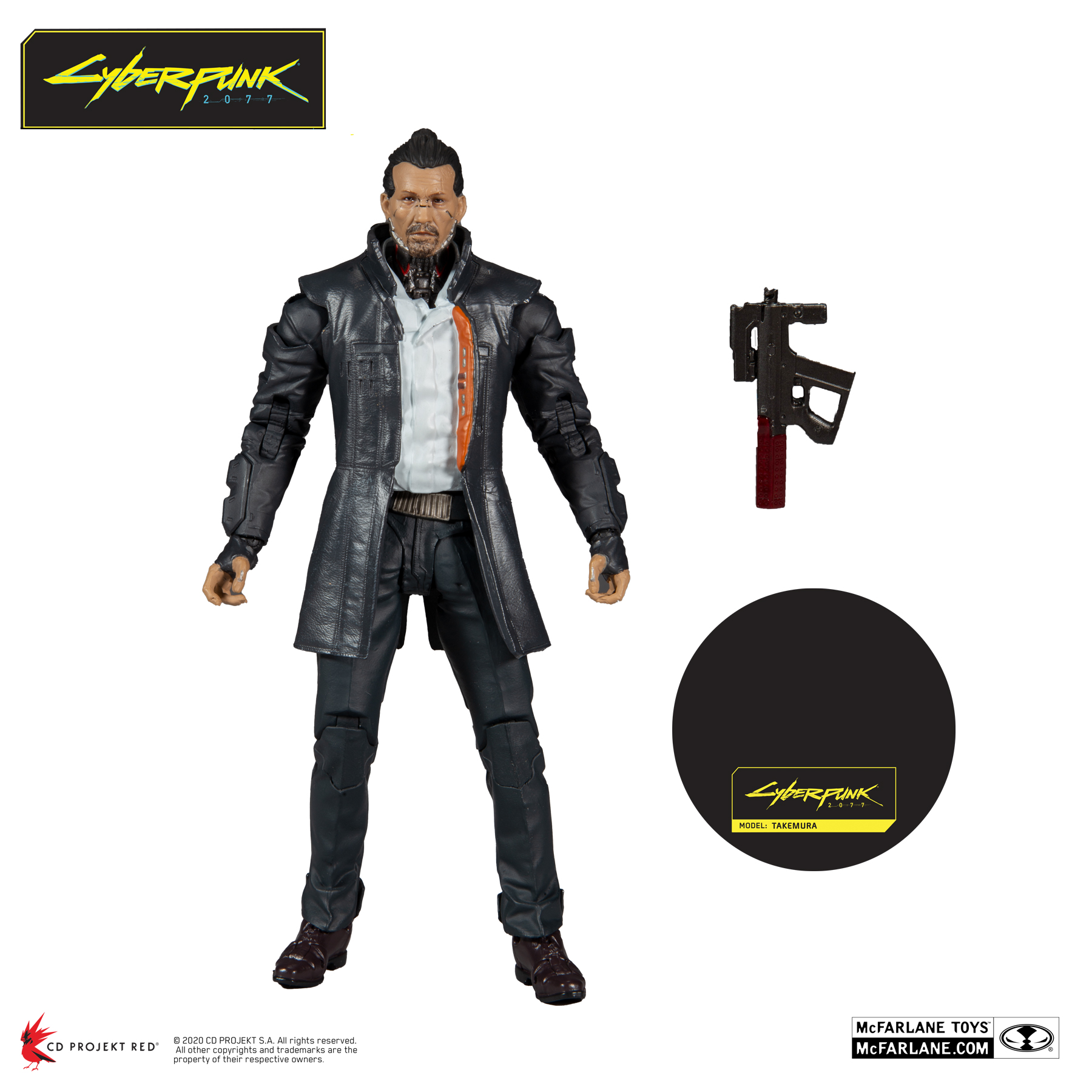 [2020.09] McFarlane Cyberpunk 2077 Wave 2 Takemura 7-Inch Action Figure