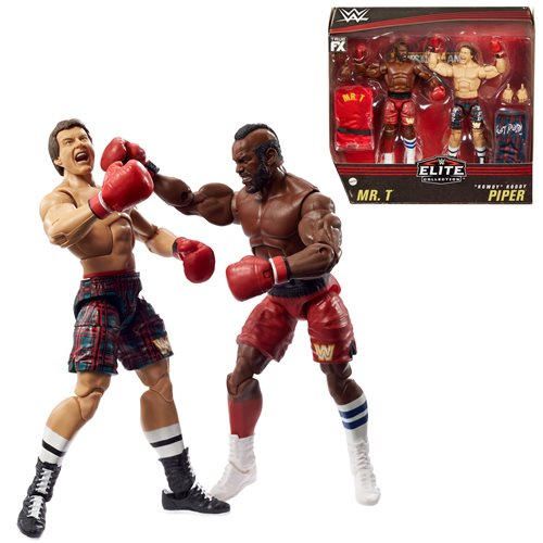 [2021.05] WWE Elite Mr. T And "Rowdy" Roddy Piper 7-Inch Action Figure 2-Pack