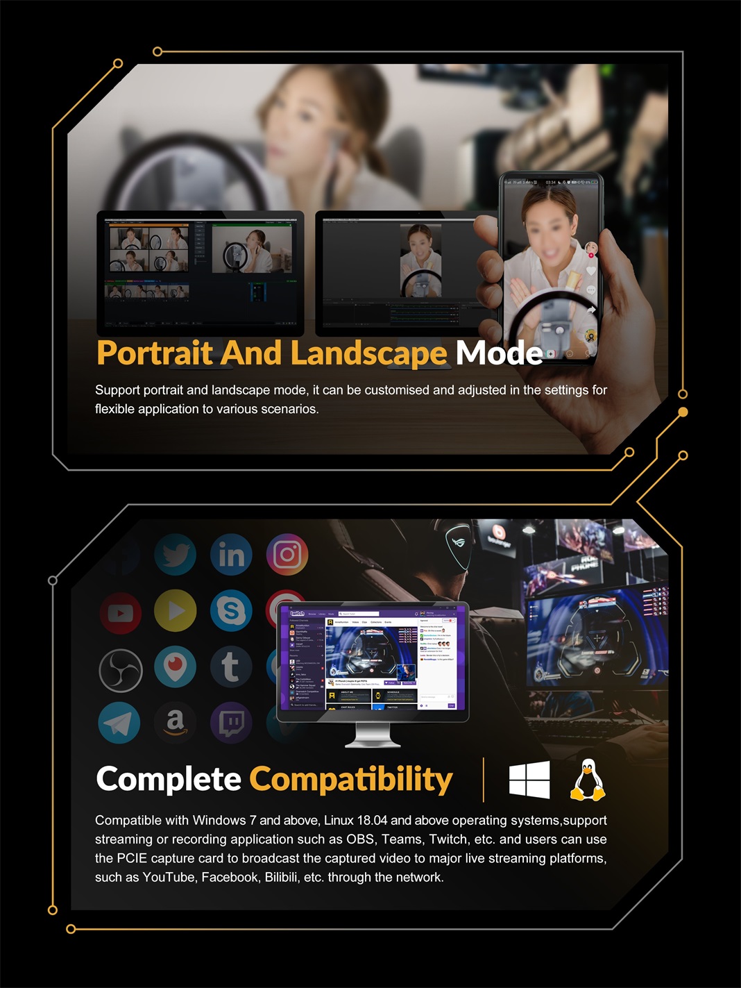 AVMatrix - VC42 4-CH HDMI PCIE Capture Card