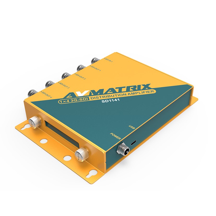 AVMatrix SD1141 1×4 3G-SDI Distribution Amplifier
