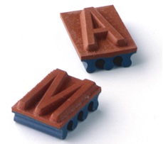 ตัวอักษรยางแบบ M-Lock Ribtype