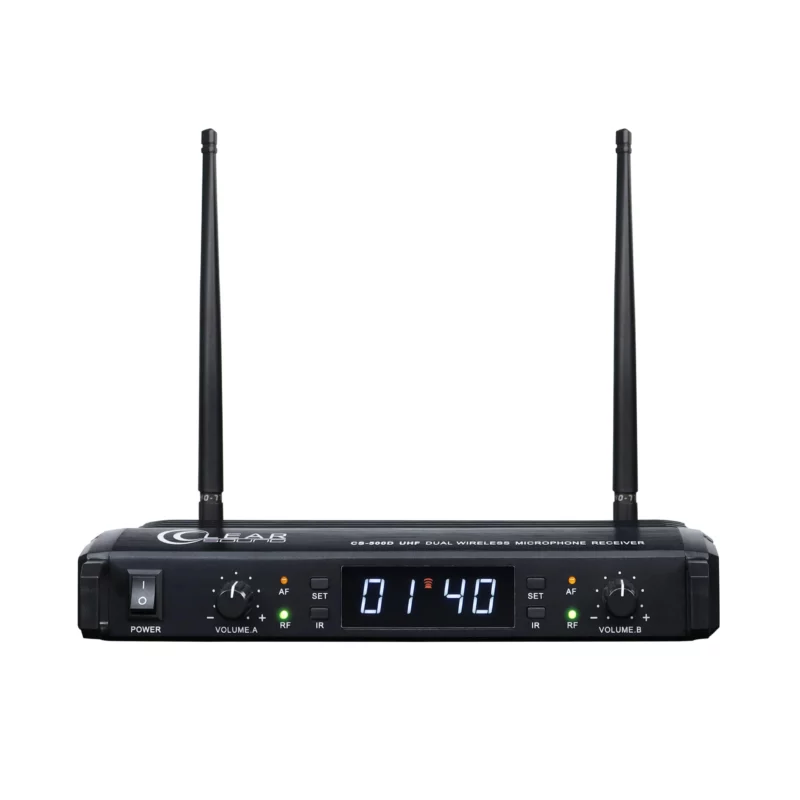 CLEARSOUND CS-500 ชุดไมค์ลอย มือถือคู่ ย่าน UHF