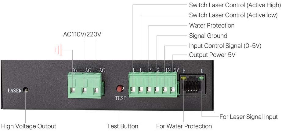 co2 Laser tube power supply HY-T 80