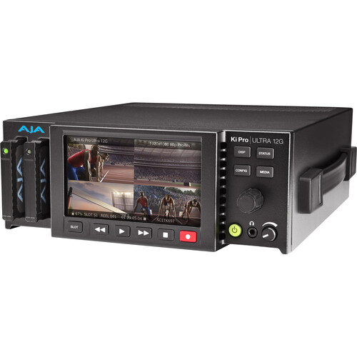 AJA Ki Pro Ultra 12G 12G-SDI 4K/UHD/HD Recorder and Player Multi-Channel HD Recorder