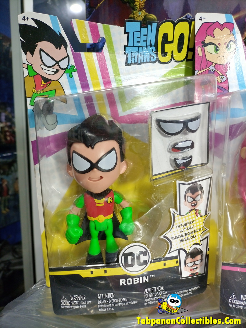 [2018.05] Mattel Teen Titans Go! The Movie Face Swap Set of 4 Figurs (Robin, Starfire, Beast Boy, Raven)