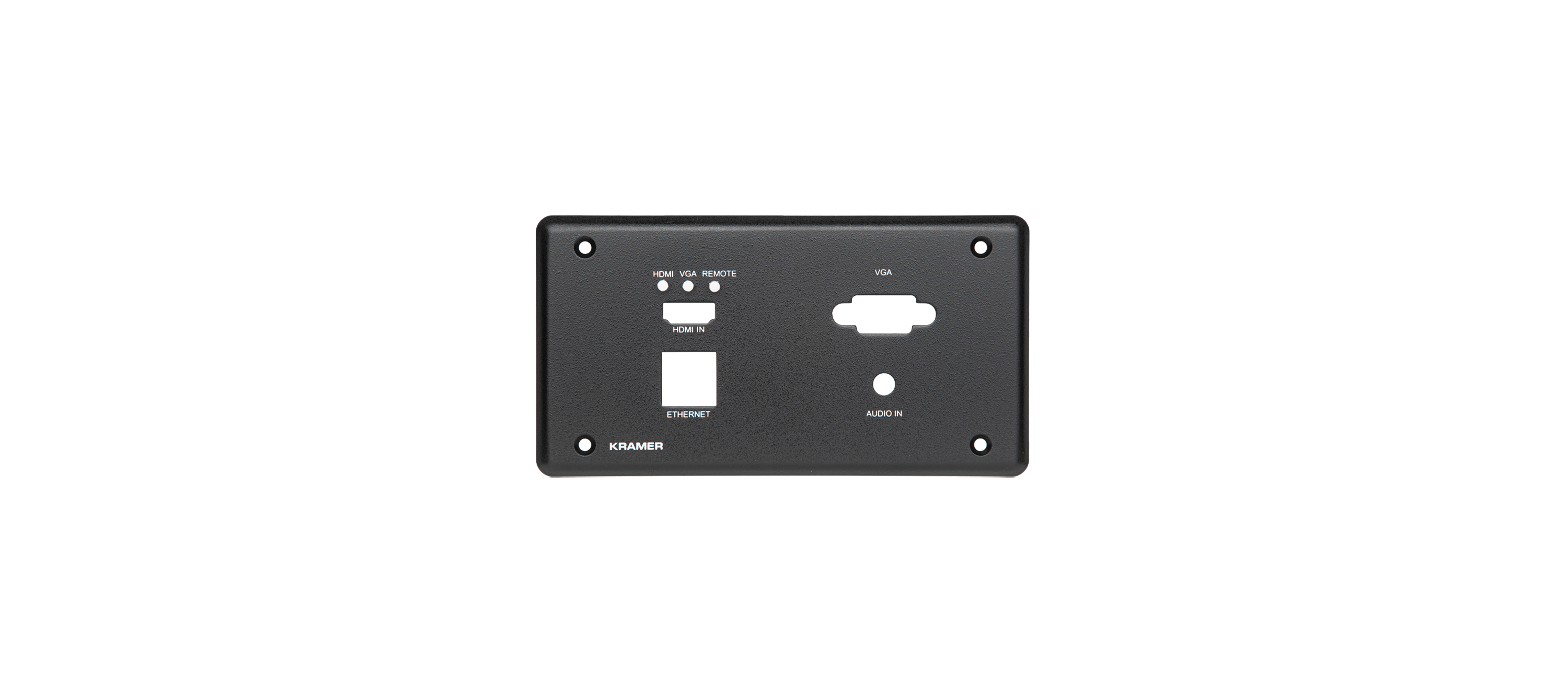 kramerav : KIT-401T EU PANEL SETBlack Faceplate for KIT–401T Wall–Plate