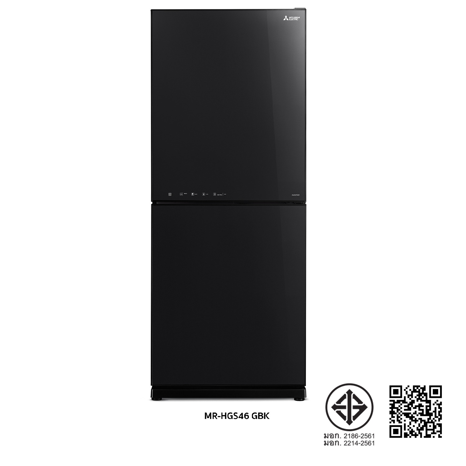 ตู้เย็น Mitsubishi 2 ประตู HS SERIES รุ่น MR-HGS46EY ความจุ 421 / 14.9 (ลิตร/คิว)