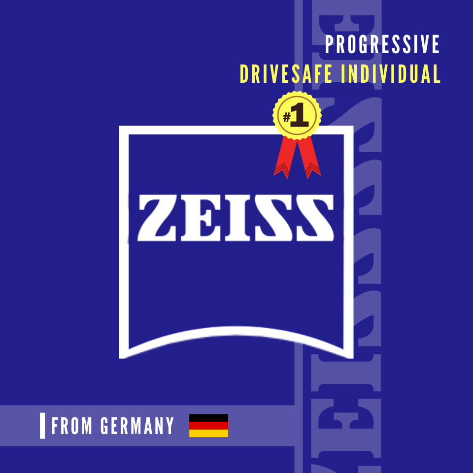 ZEISS PROGRESSIVE DRIVESAFE INDIVIDUAL เลนส์โปรเกรสซีฟไซส์ เฉพาะบุคคล คมชัดทุกระยะ ขับขี่อย่างมั่นใจ แม้แสงน้อย