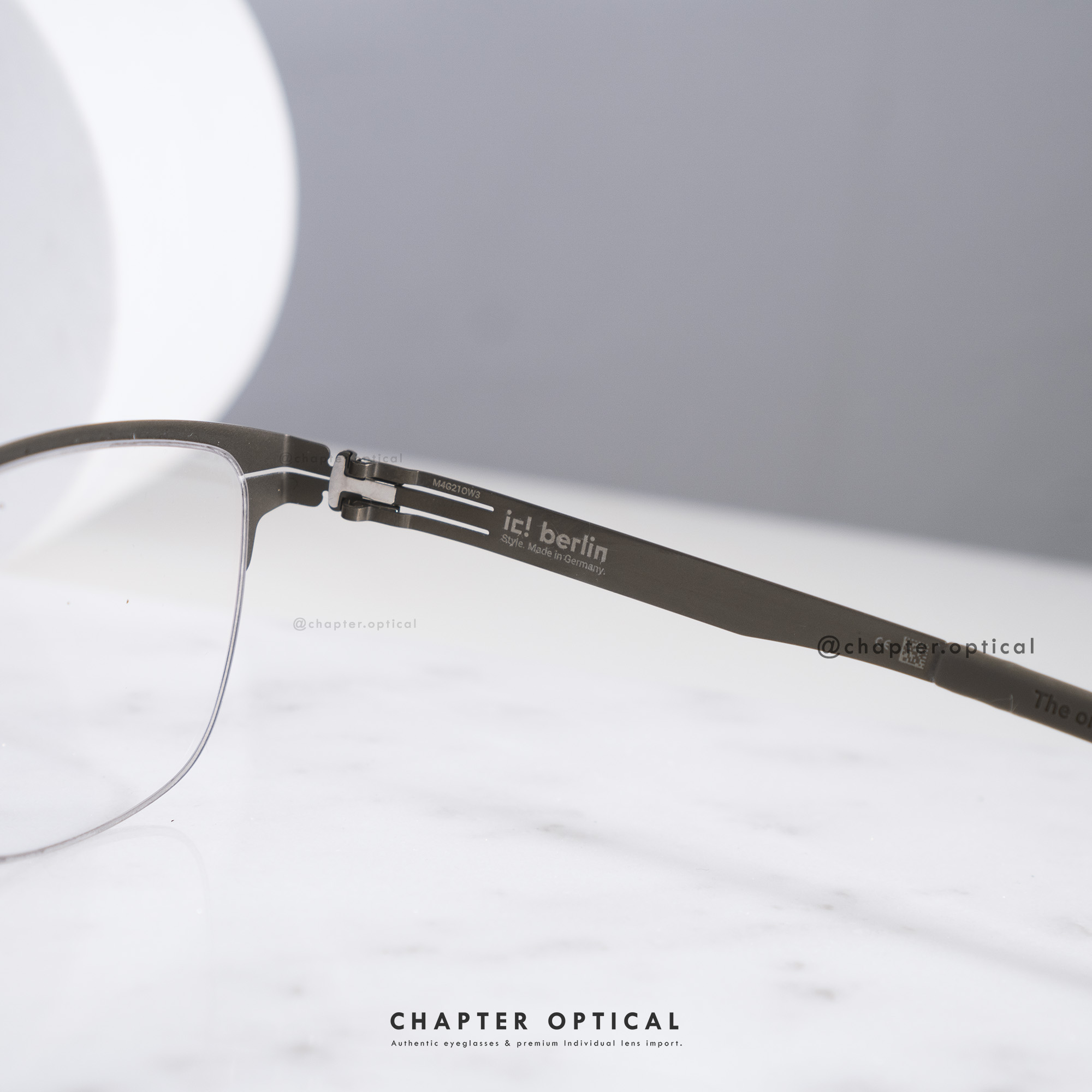 Ic! Berlin | รุ่น The Lone Wolf | สี Graphite