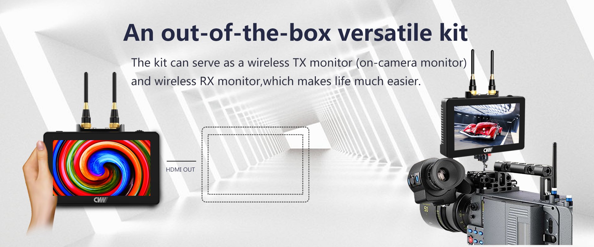 Hdmi Wireless CVW รุ่น SWIFT Z Wireless Monitor