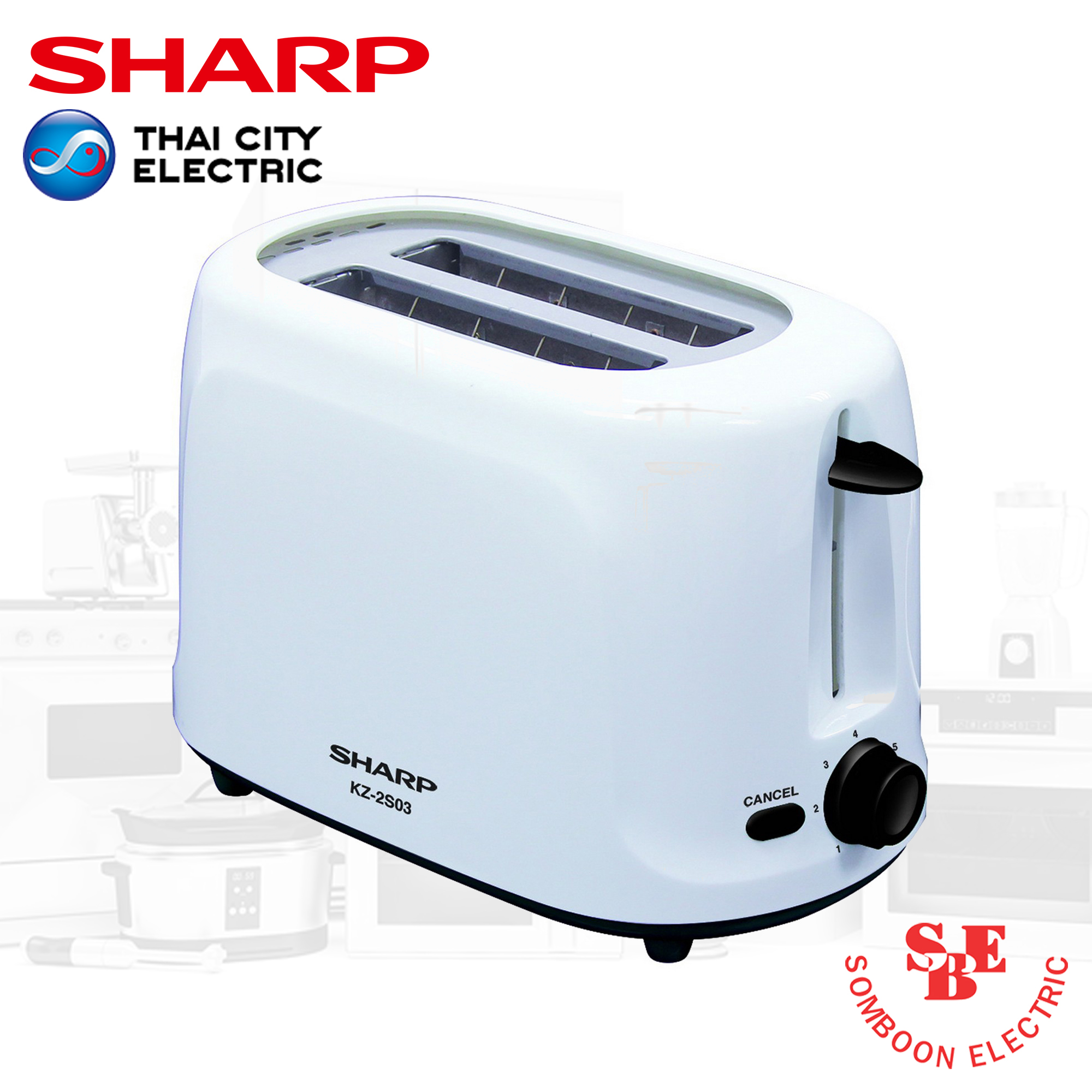 เครื่องปิ้งขนมปัง Sharp รุ่น KZ-2S03