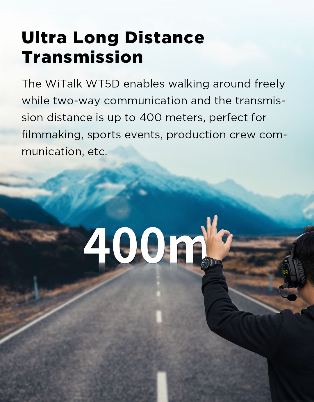 Saramonic WiTalk WT5D (5D Kit) Full-Duplex ชุดหูฟังไร้สาย